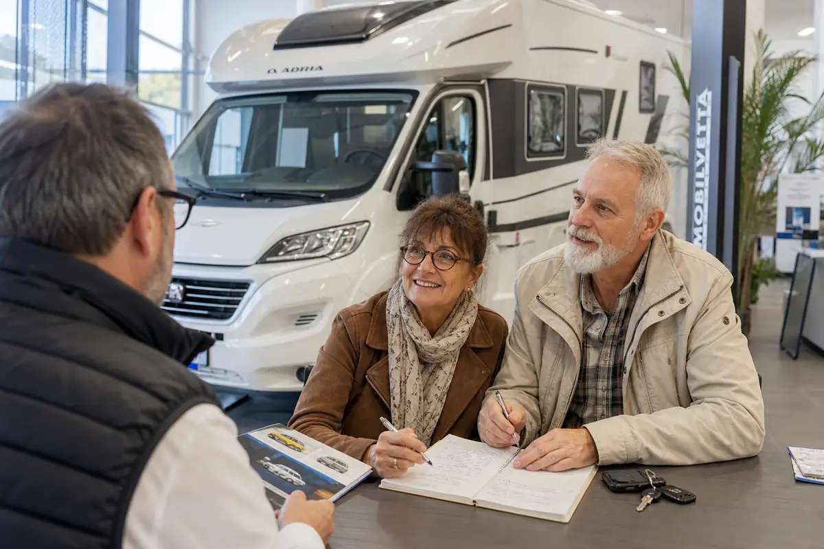 Préparer son achat de camping-car en concession avec une liste de questions avant le rendez-vous